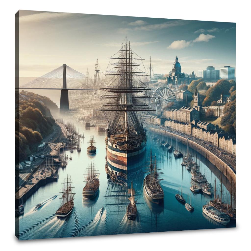 Panoramic Bristol Canvas