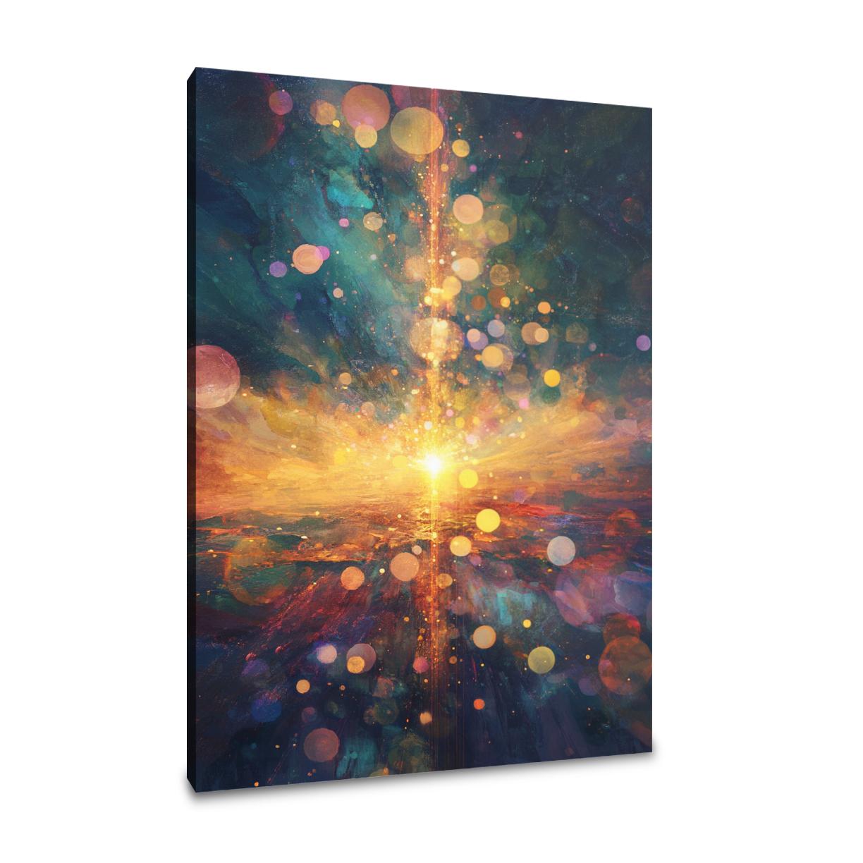 Celestial Beam Odyssey Canvas