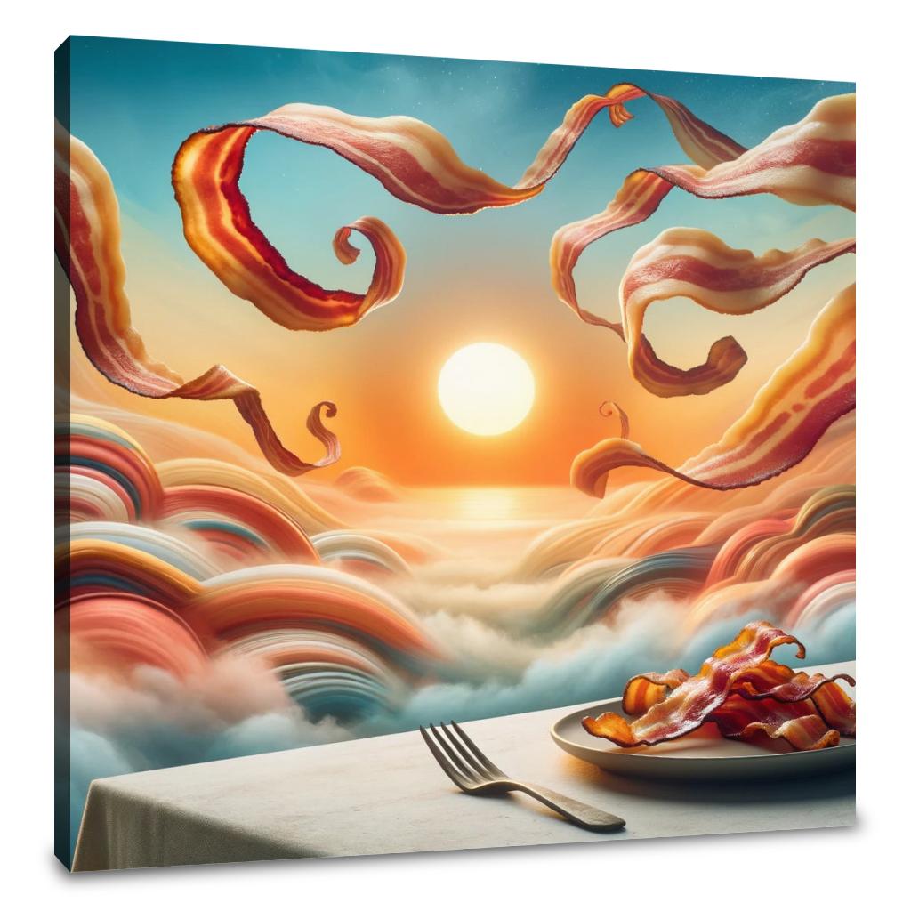 Sunrise Bacon Symphony Canvas