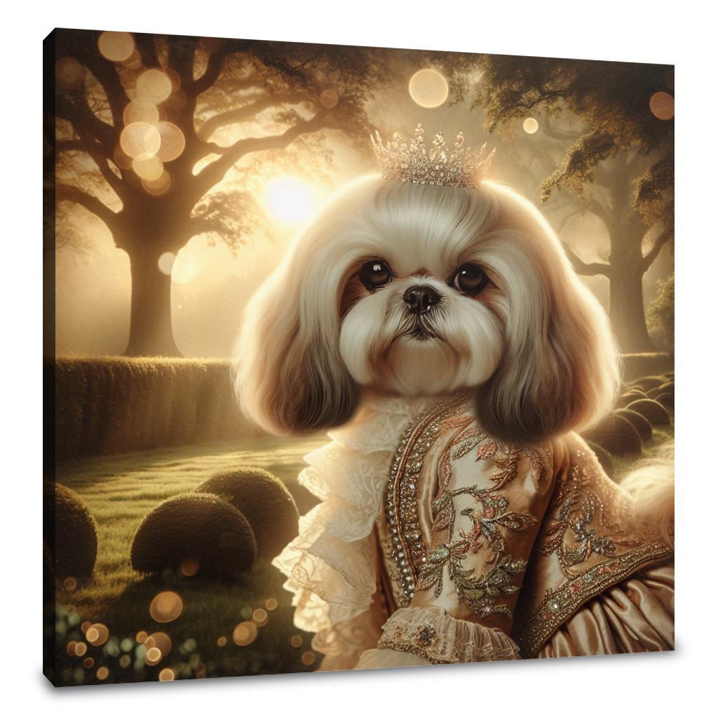 Regal Shih Tzu Twilight Canvas