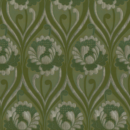 Vintage floral Damask Wallpaper