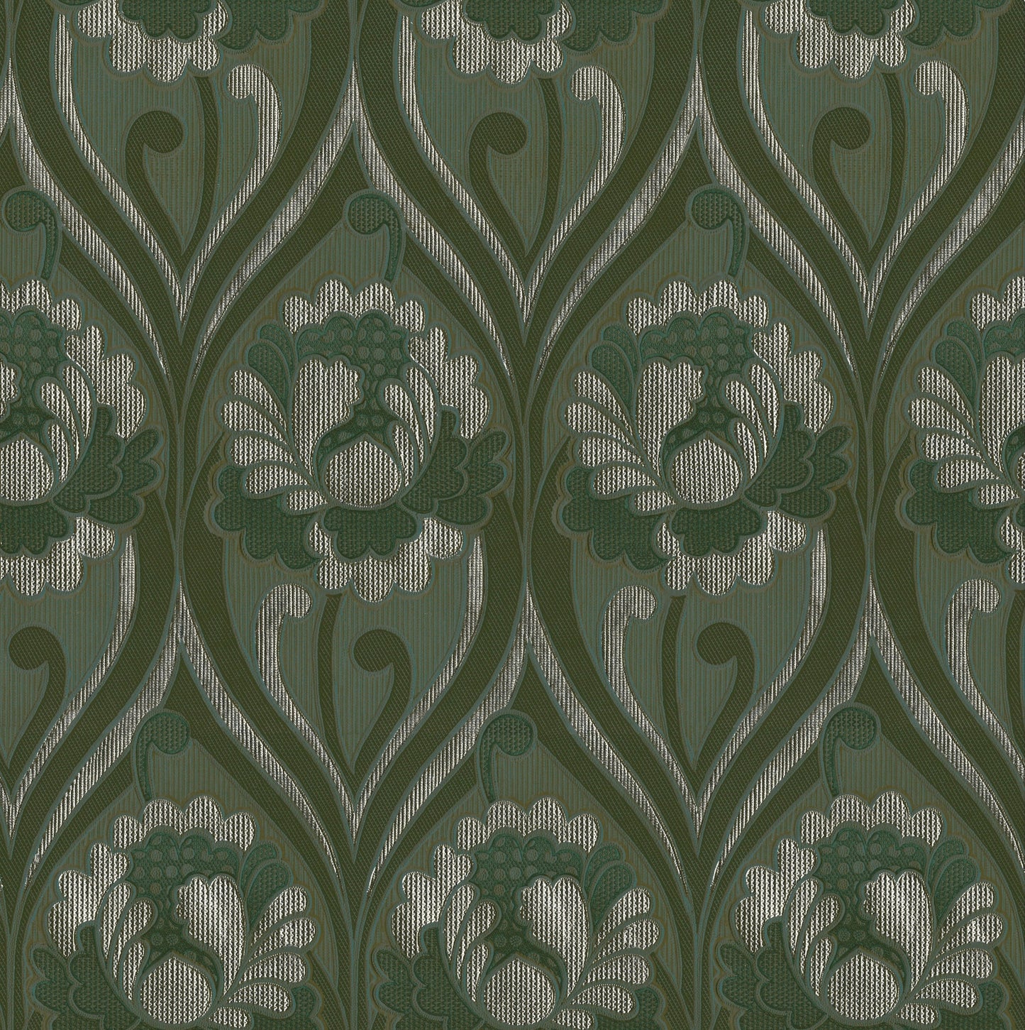 Vintage floral Damask Wallpaper
