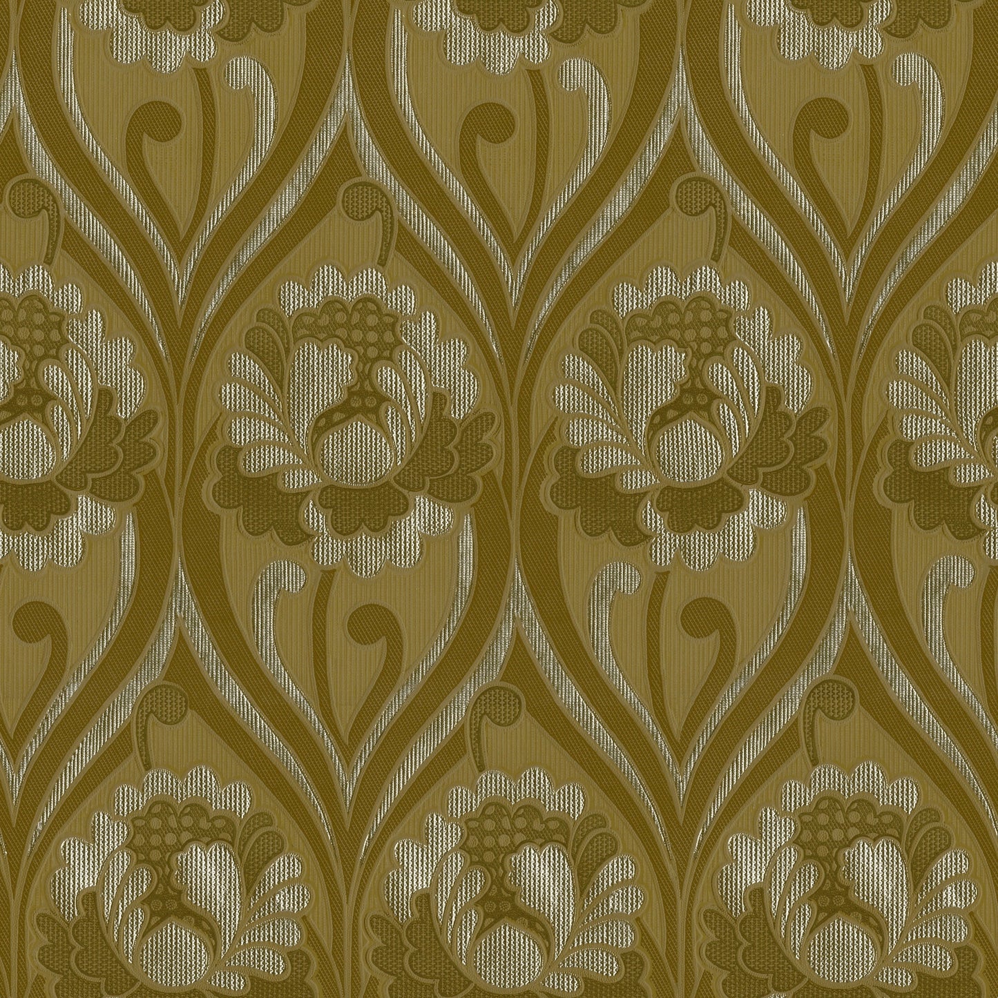 Vintage floral Damask Wallpaper