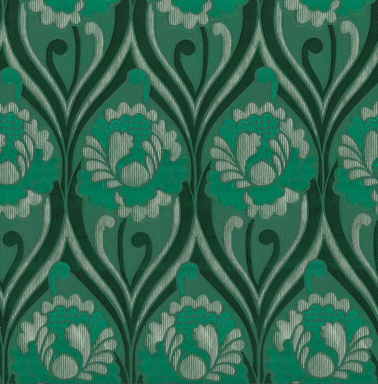 Vintage floral Damask Wallpaper