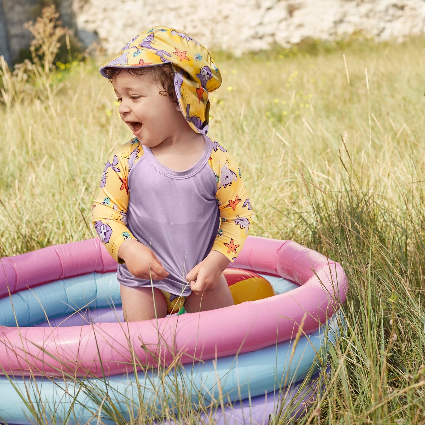Reusable Swim Nappy in Pelican Pier