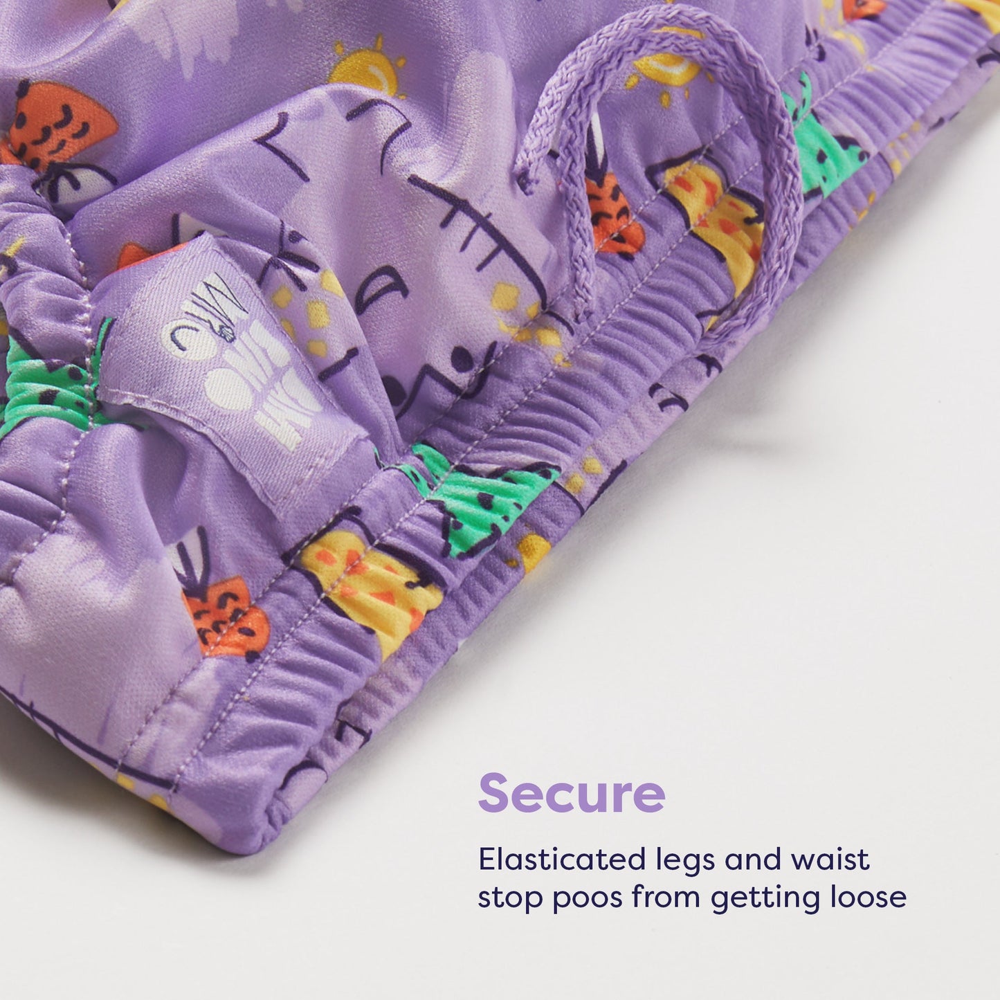Reusable Swim Nappy in Flame