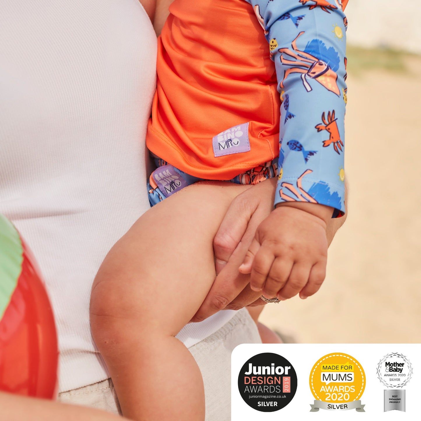 Reusable Swim Nappy in Mellow Melon