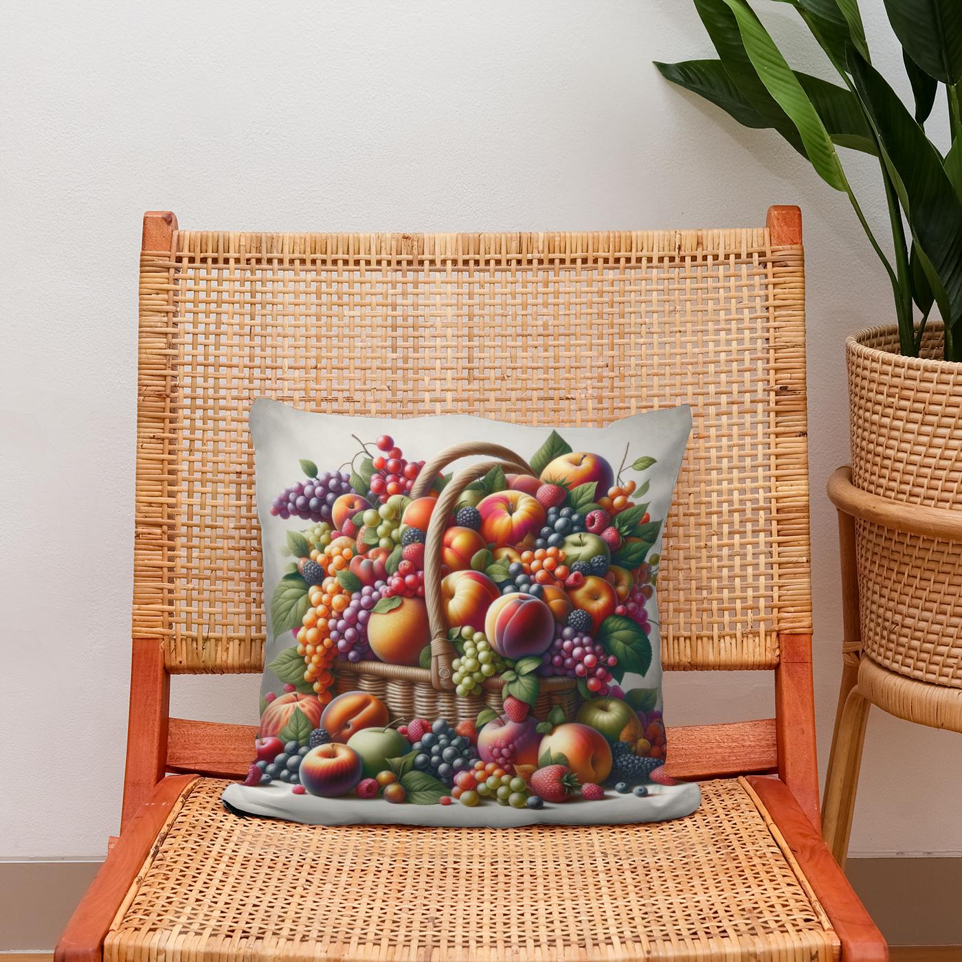 Harvest Bounty Cotton Cushion