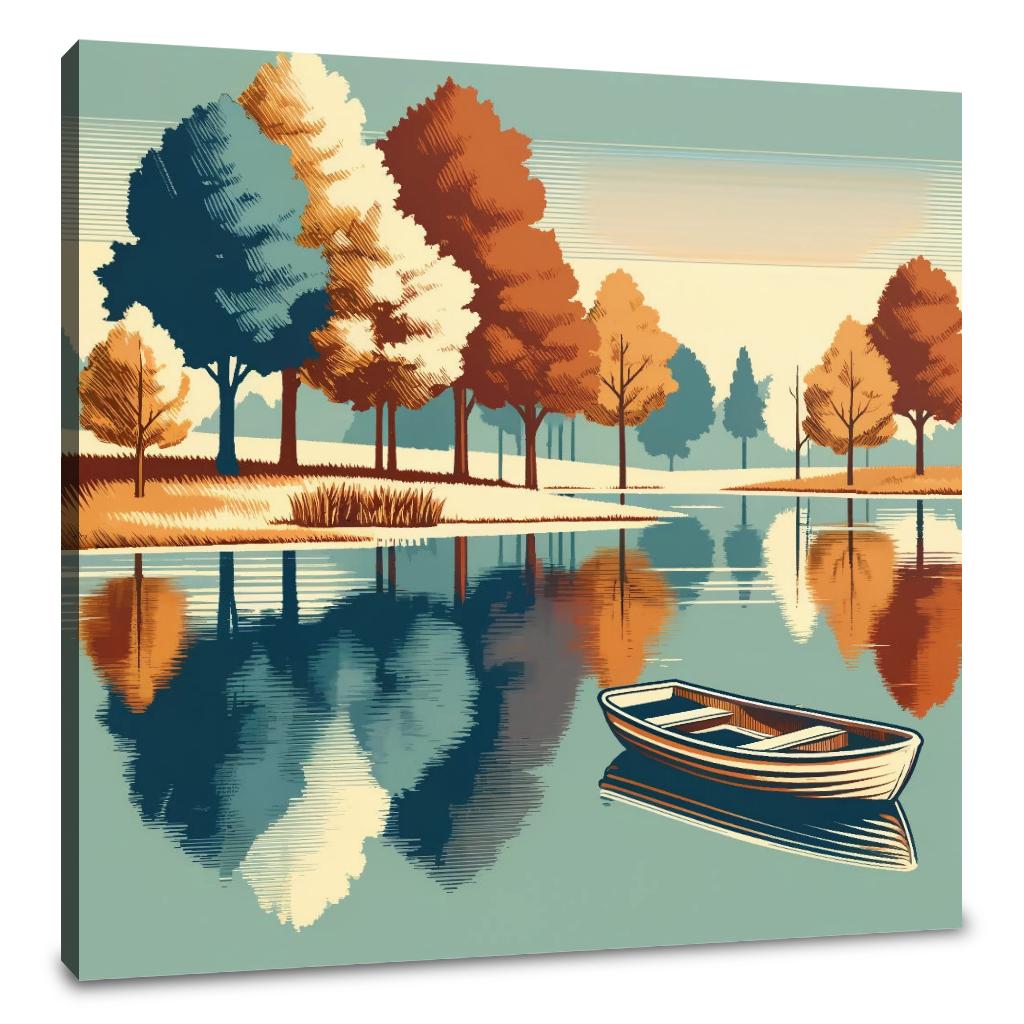 Autumn Reflection Canvas