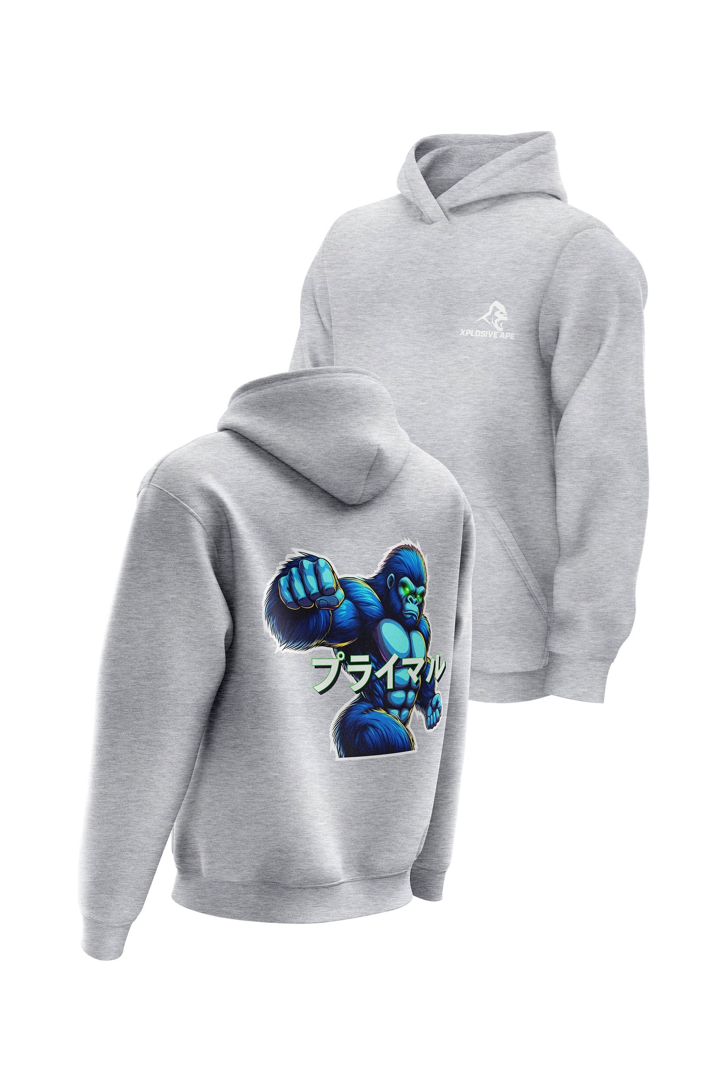 XAPE Inferno V1 Hoodie - Heather Grey