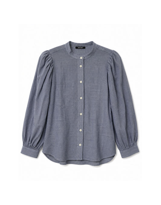 ingrid blouse | oxford blue