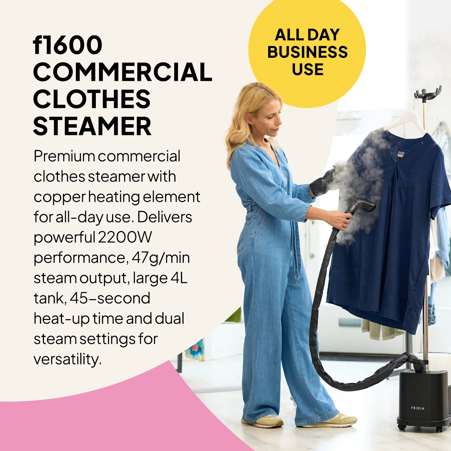 f1600 Commercial Clothes Steamer