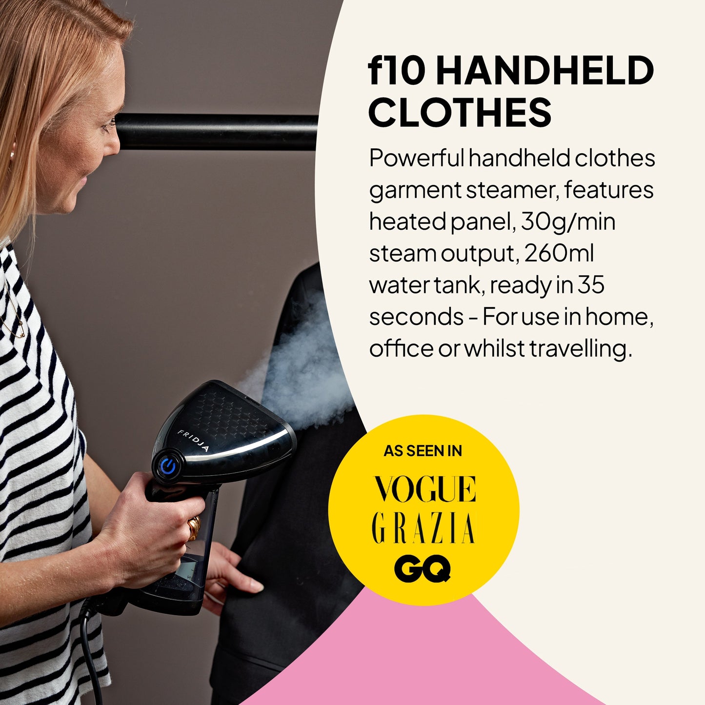 f10 Handheld Clothes Steamer