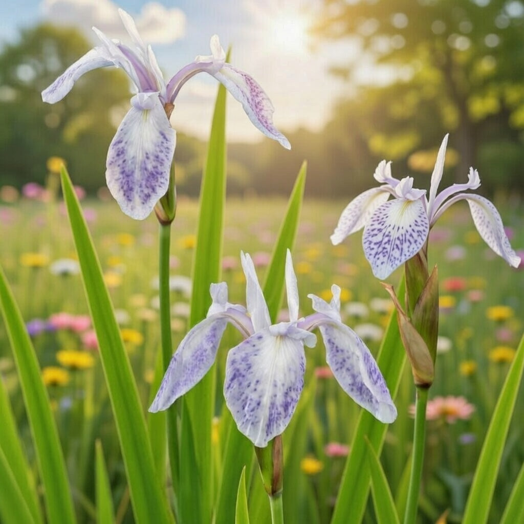 Iris laevigata 'Mottled Blue' - Marginal Pond Plants - BP066