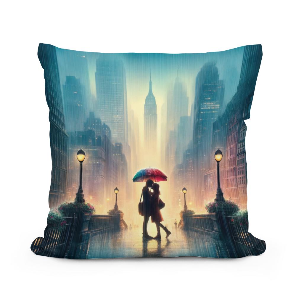 Spring Rain Romance Cotton Cushion