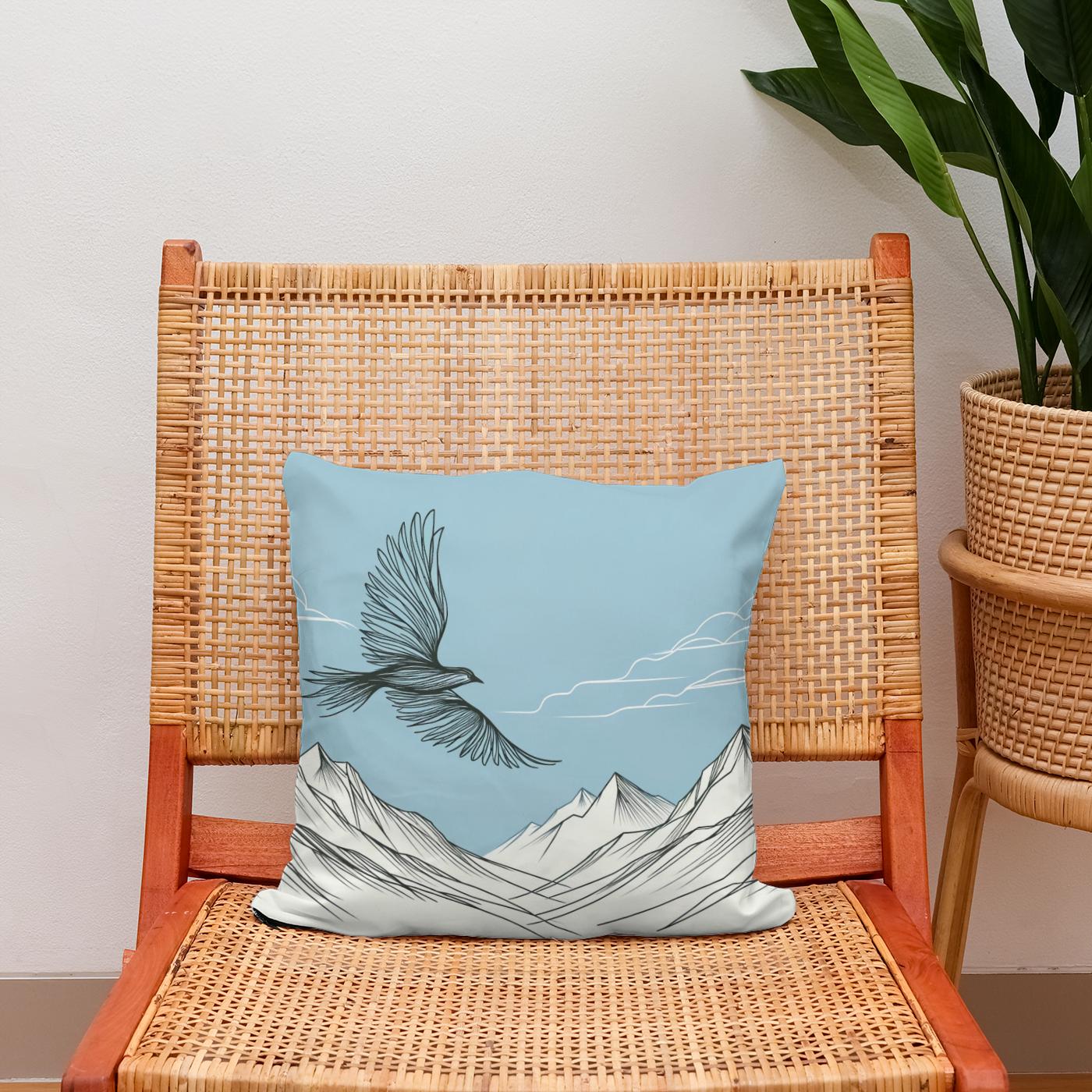 Soaring Spirit Cotton Cushion