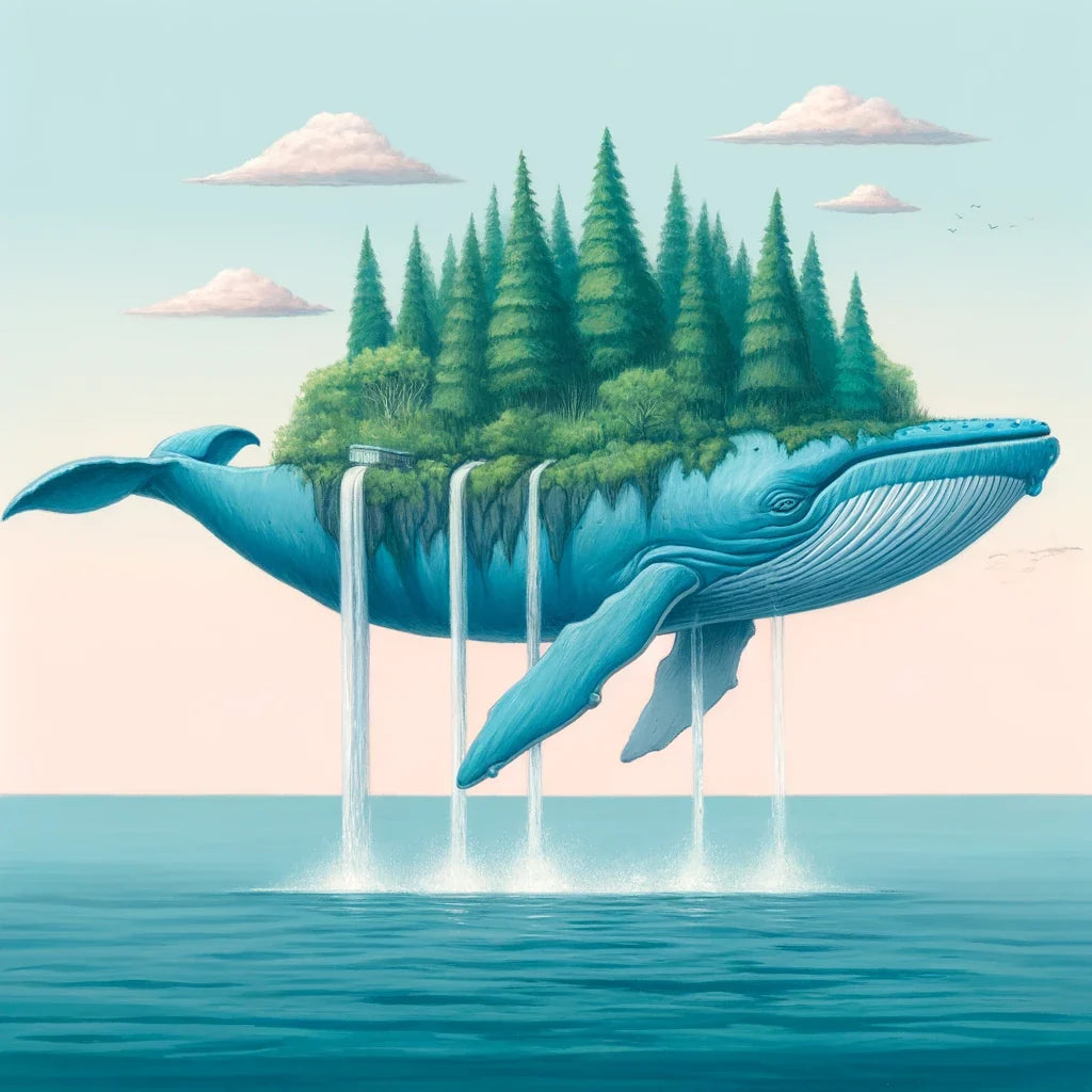 Island Leviathan Canvas