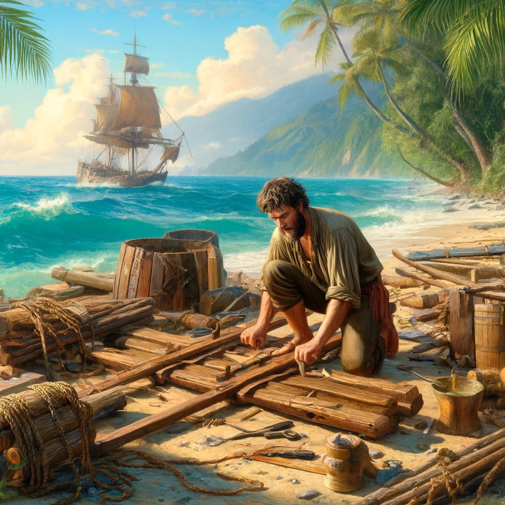 Island Raft Builder Canvas