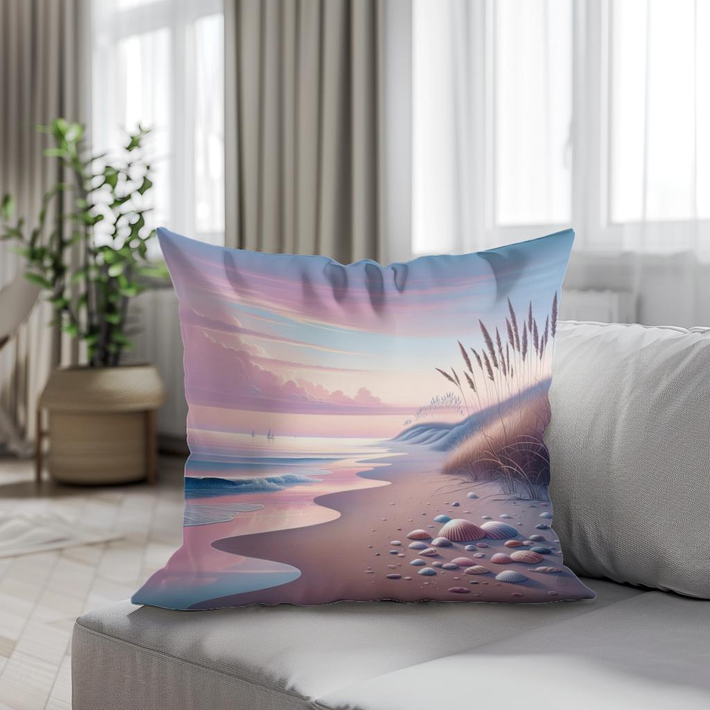 Coastal Bliss Cotton Cushion