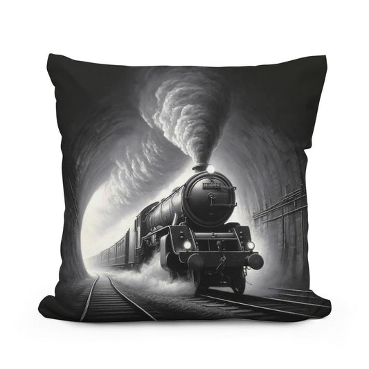 Echoes of Steam Cotton Cushion
