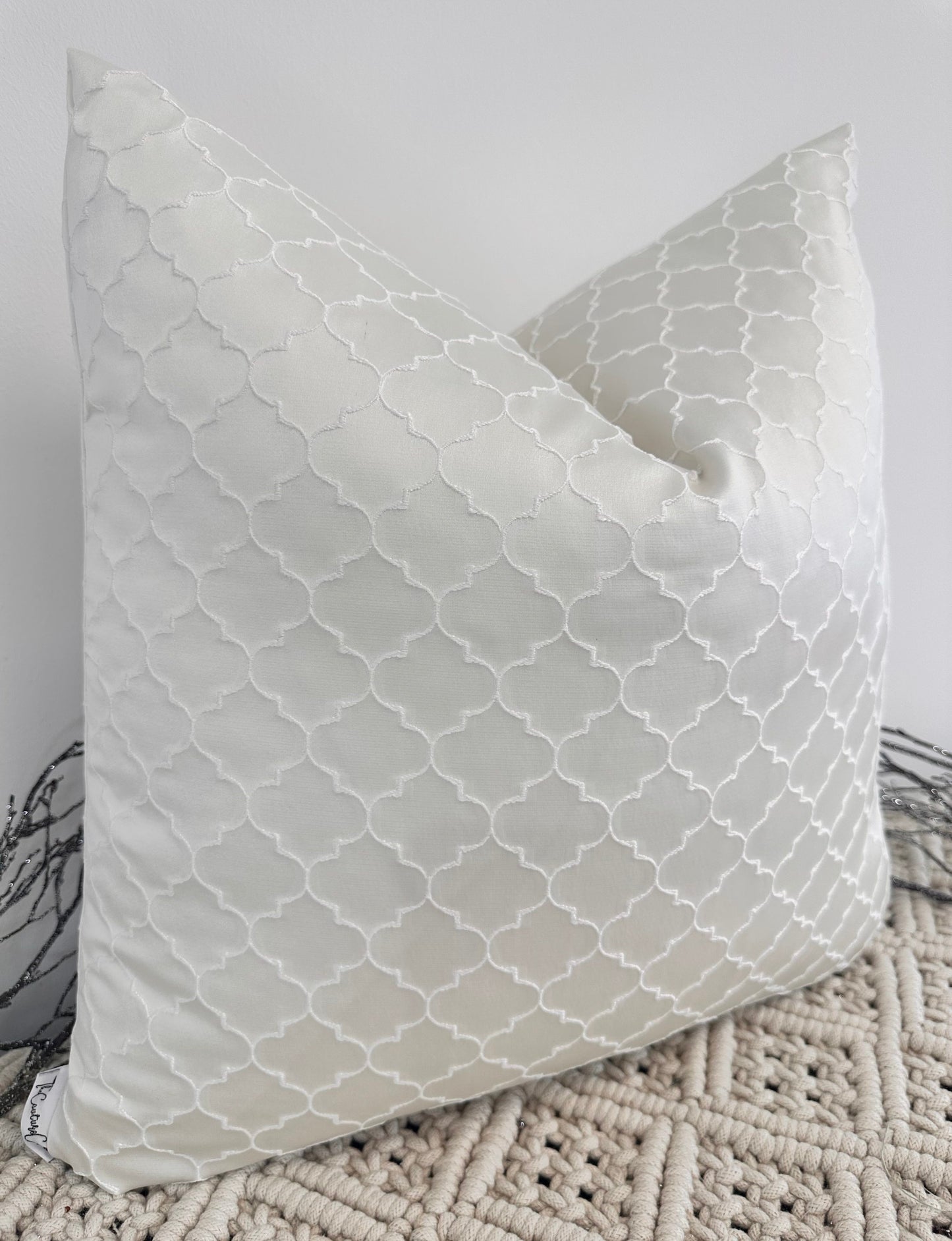 The Couture Cushion - The Ivory Lasson - Style No. 209