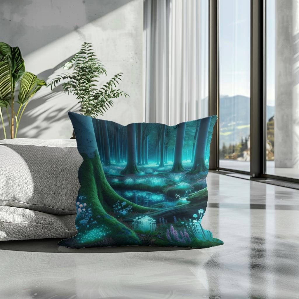 Mystic Glade Cotton Cushion