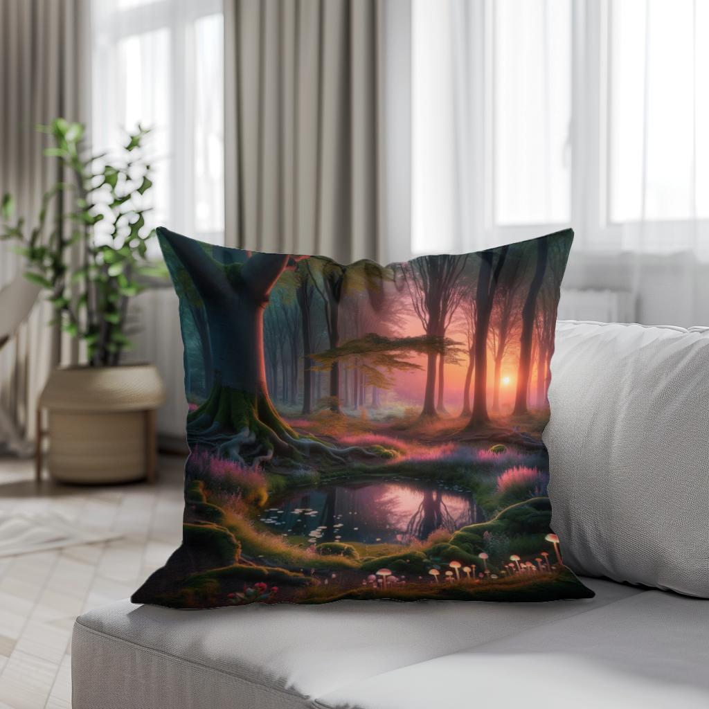 Nature's Whisper Cotton Cushion