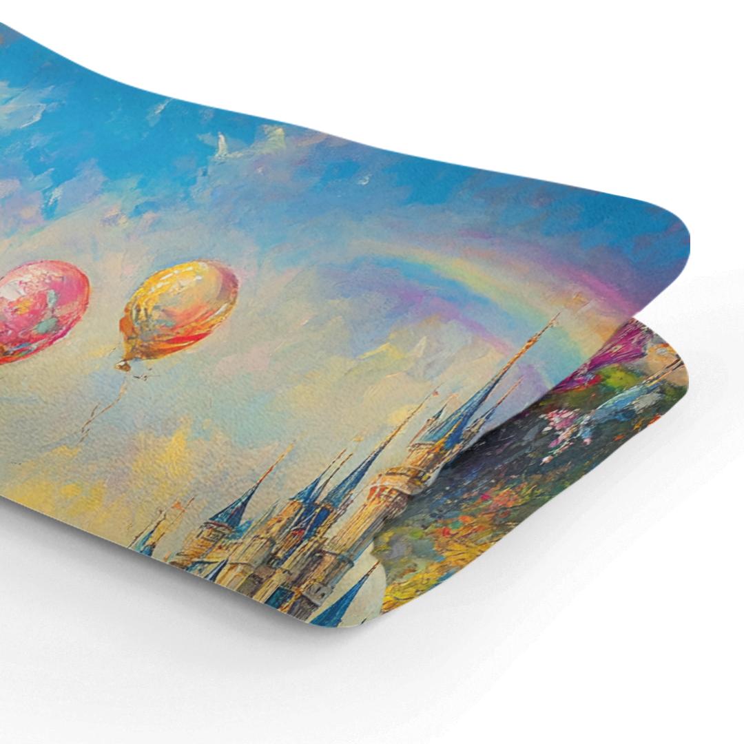 Enchanted Castle Rainbow Blanket