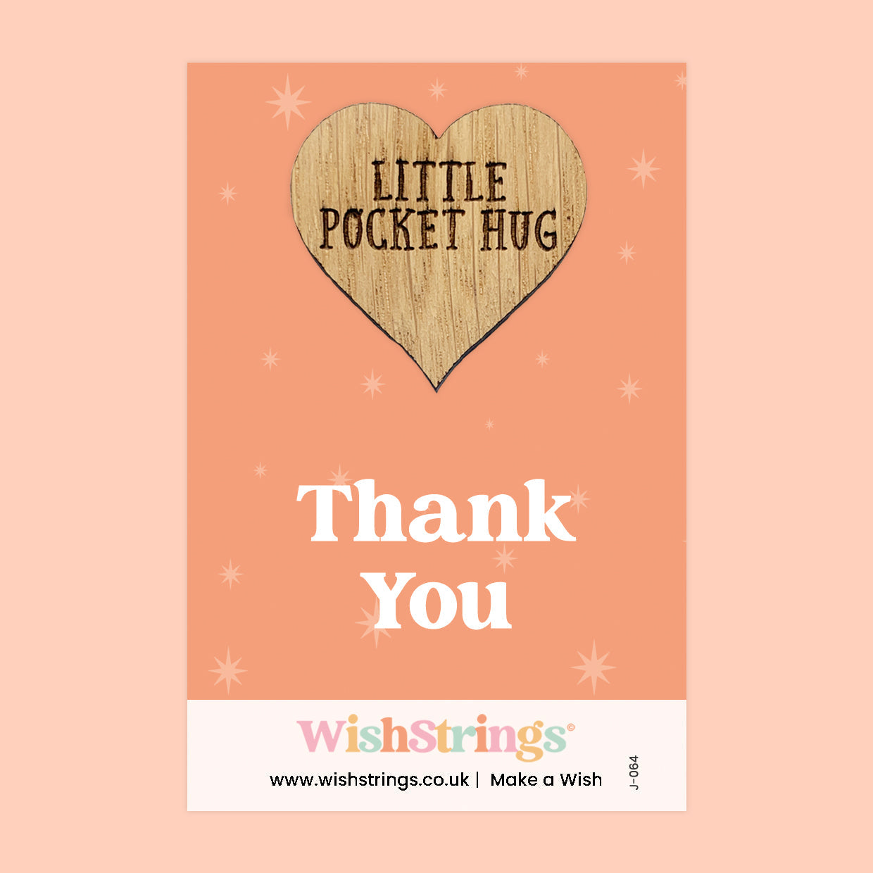 WishStrings Pocket Hug – Thank You Gift | Appreciation Keepsake Token | Thoughtful Mini Gift | Hug From Afar | Gratitude Letterbox Gift