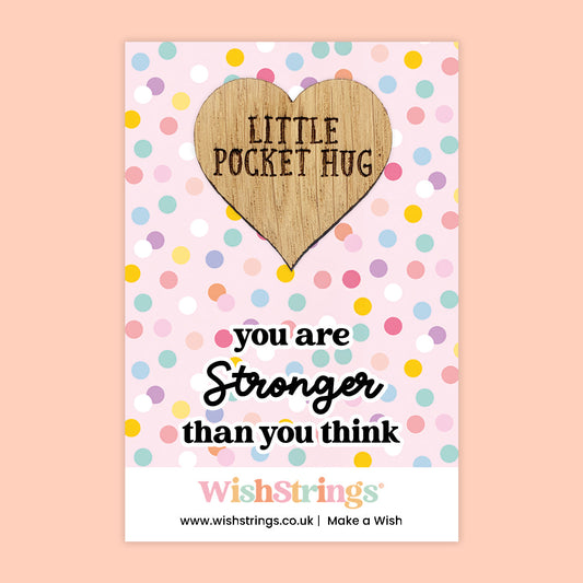 Pocket Hug - Good Friends Are Like Stars That Twinkle | Thoughtful Long Distance Gift | Keepsake Token for Sending Hugs to a Special Friend