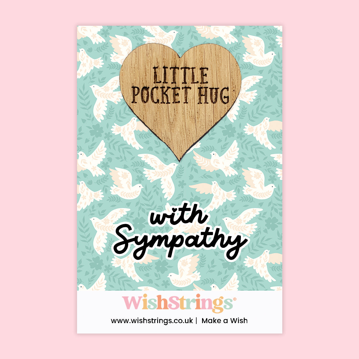 Pocket Hug – With Sympathy | Thoughtful Bereavement Gift | Keepsake Token for Loss & Comfort