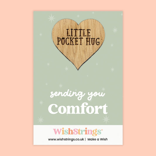 Pocket Hug – Sending You Comfort | Thoughtful Gift for Support & Care | Keepsake Token to Uplift a Friend in Need