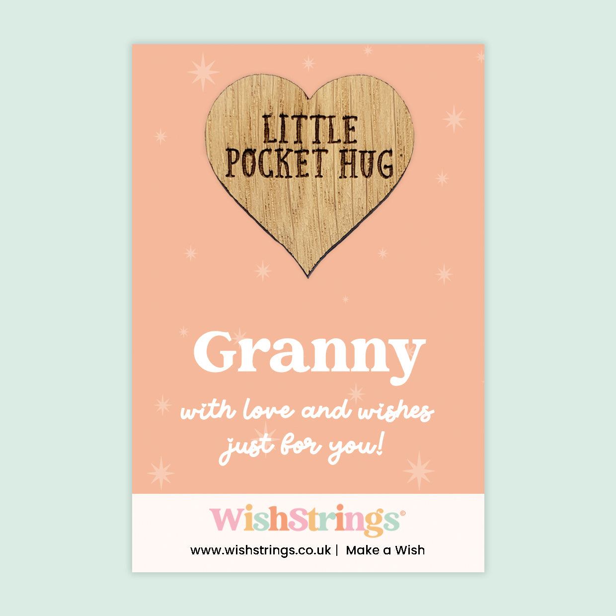 Pocket Hug – Granny | Thoughtful Gift for Grandma | Sentimental Keepsake Token with Love & Wishes