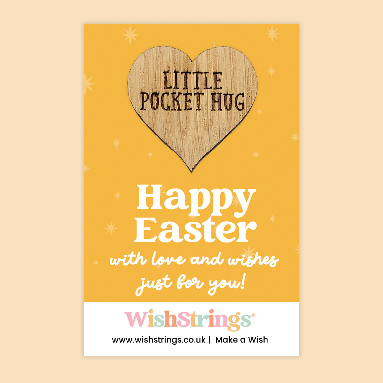 Pocket Hug – Happy Easter | Mini Keepsake Gift for Springtime Wishes | Thoughtful Easter Token by WishStrings