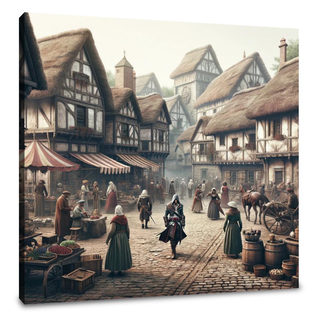 Medieval Mingle Canvas