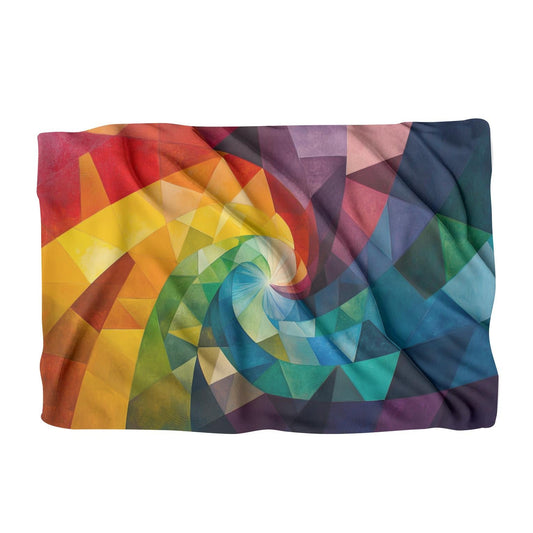 Rainbow Vortex Blanket