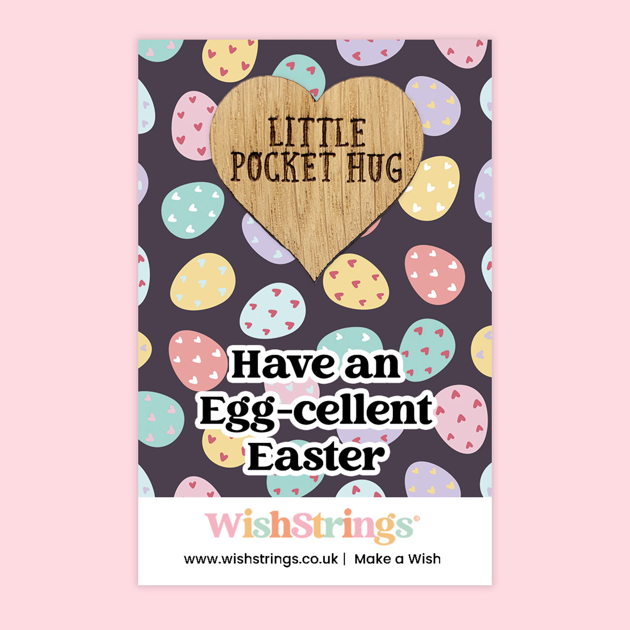Pocket Hug - Egg-cellent Easter | Fun & Festive Springtime Gift | Keepsake Token for Sending Hugs & Love at Easter
