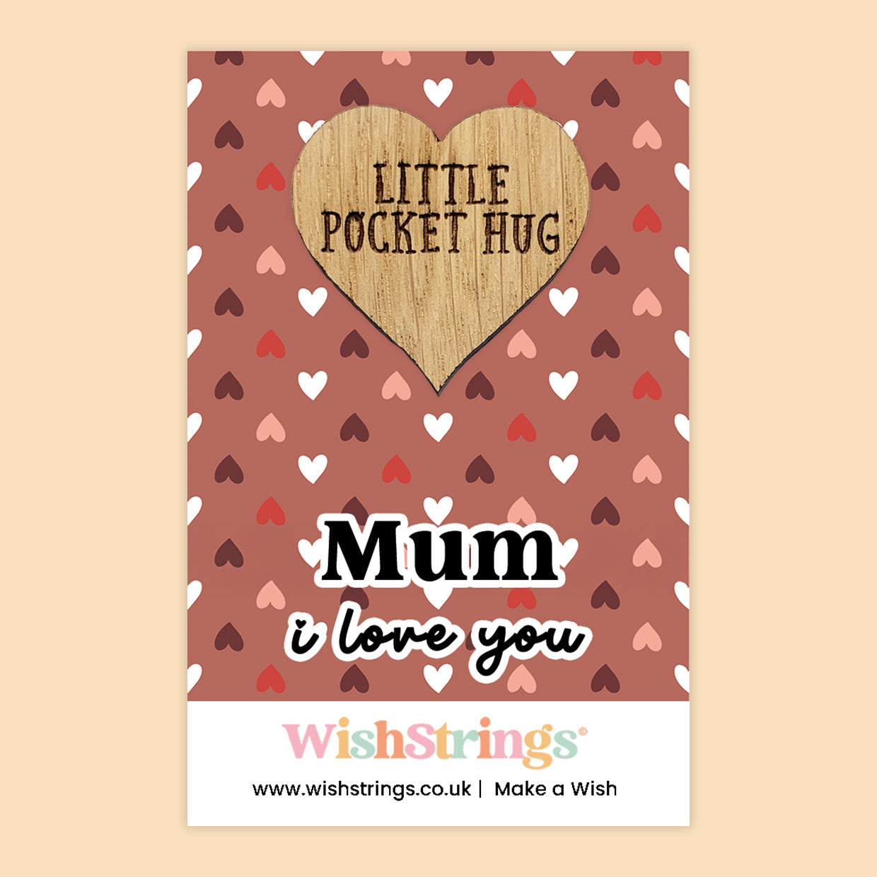 Pocket Hug – Mum, I Love You | Heartfelt Keepsake Gift for Mum | Thoughtful Token of Love and Appreciation