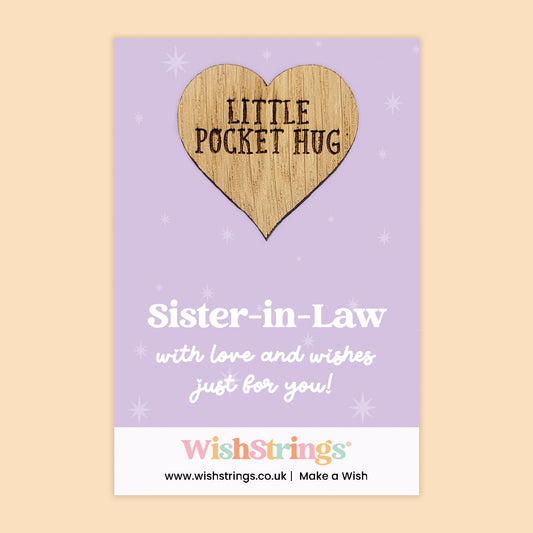 Pocket Hug - Special Nanny | Thoughtful Gift from the Kids | Keepsake Token for Sending Hugs & Love to a Cherished Nanny