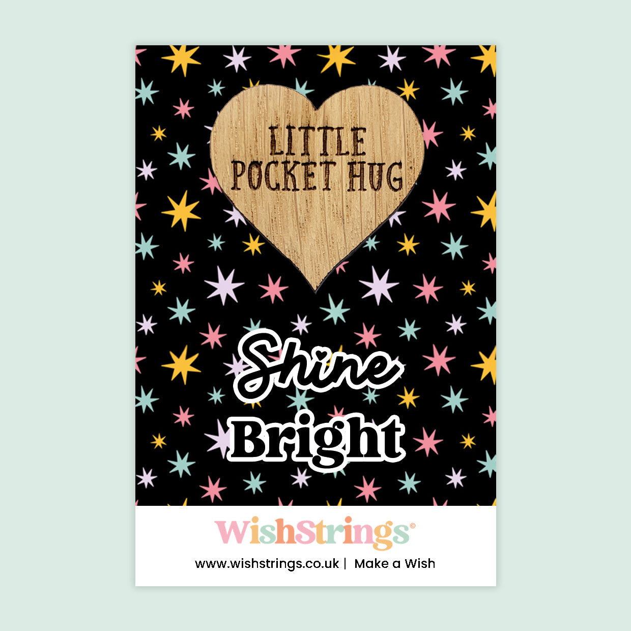 Pocket Hug - She Leaves a Little Sparkle Wherever She Goes | Inspirational Gift for Positivity & Empowerment | Keepsake Token for Sending Hugs & Support