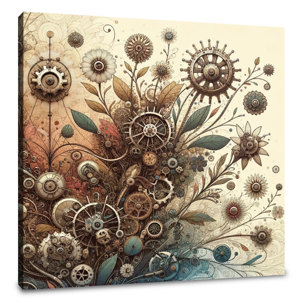 Boundless Mechanica Bloom Canvas