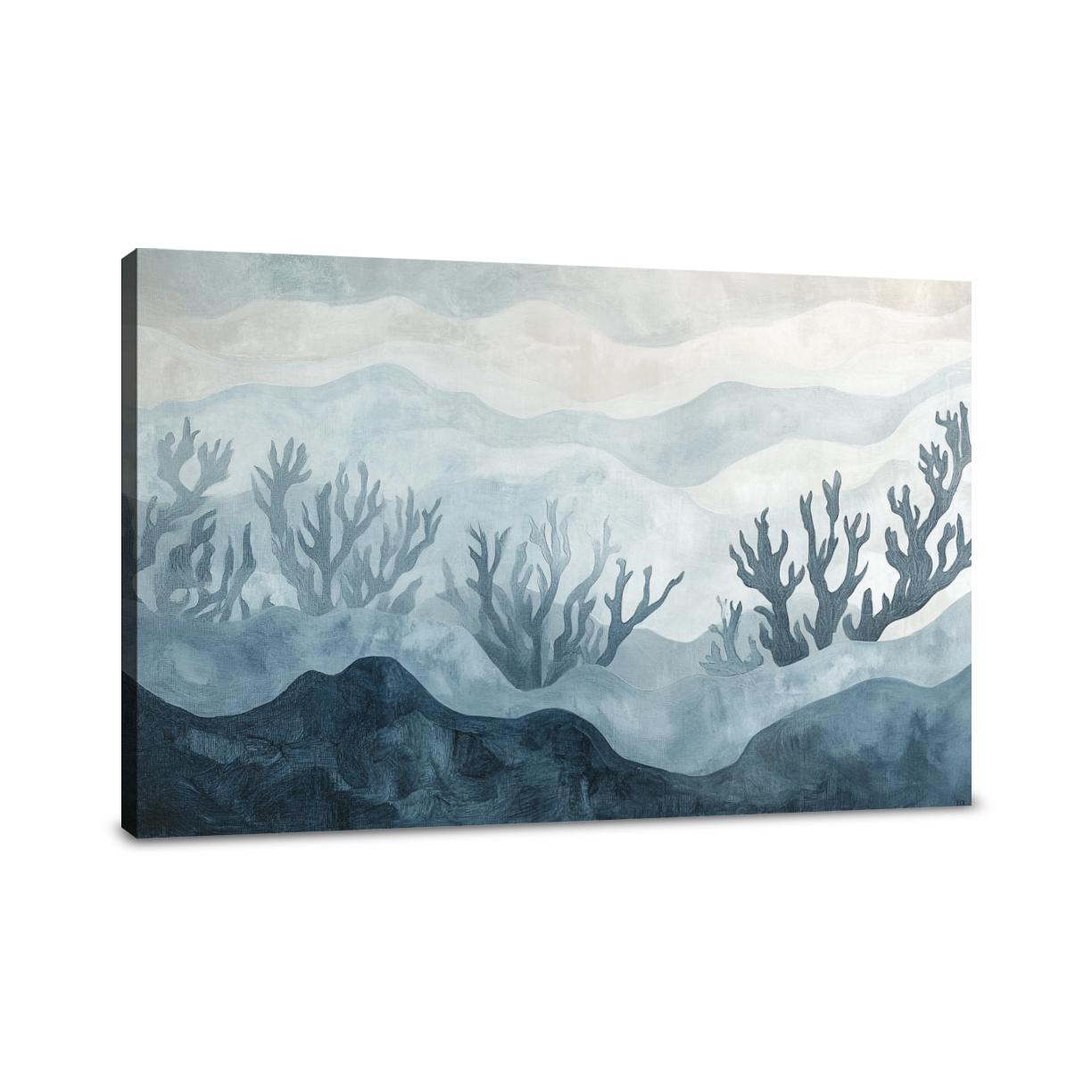 Coral Silhouettes Canvas
