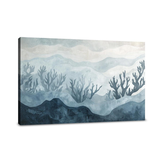 Coral Silhouettes Canvas