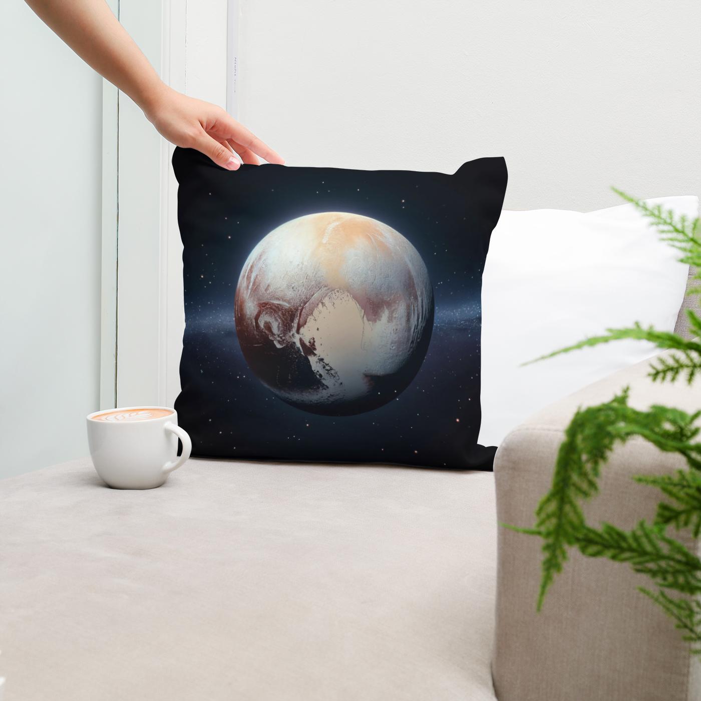 Pluto's Frozen Realm Cotton Cushion