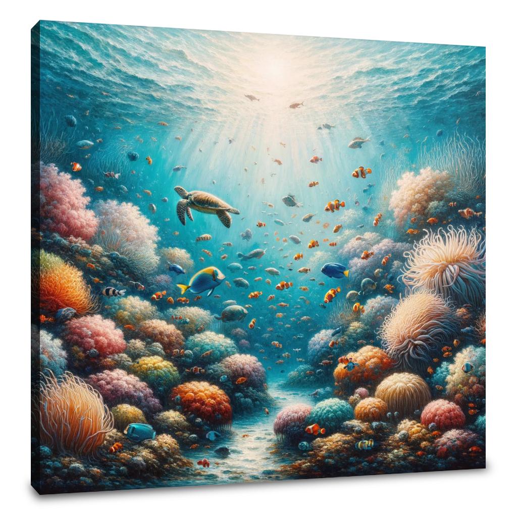 Ocean Depths Art Canvas