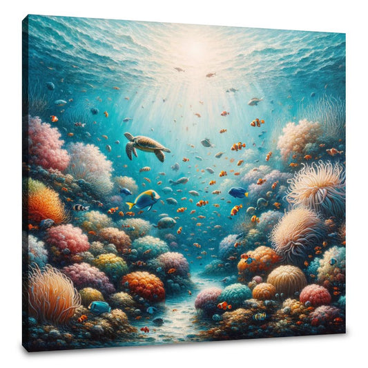 Ocean Depths Art Canvas
