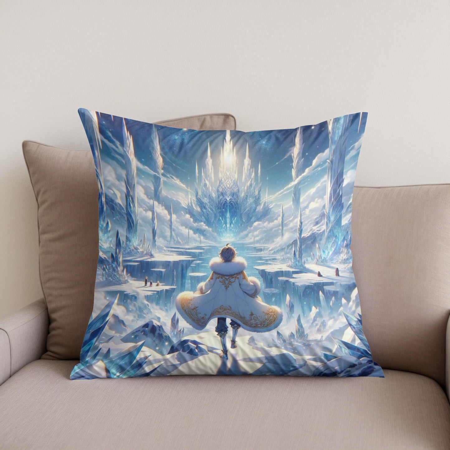 Frozen Elemental Awakening Cotton Cushion
