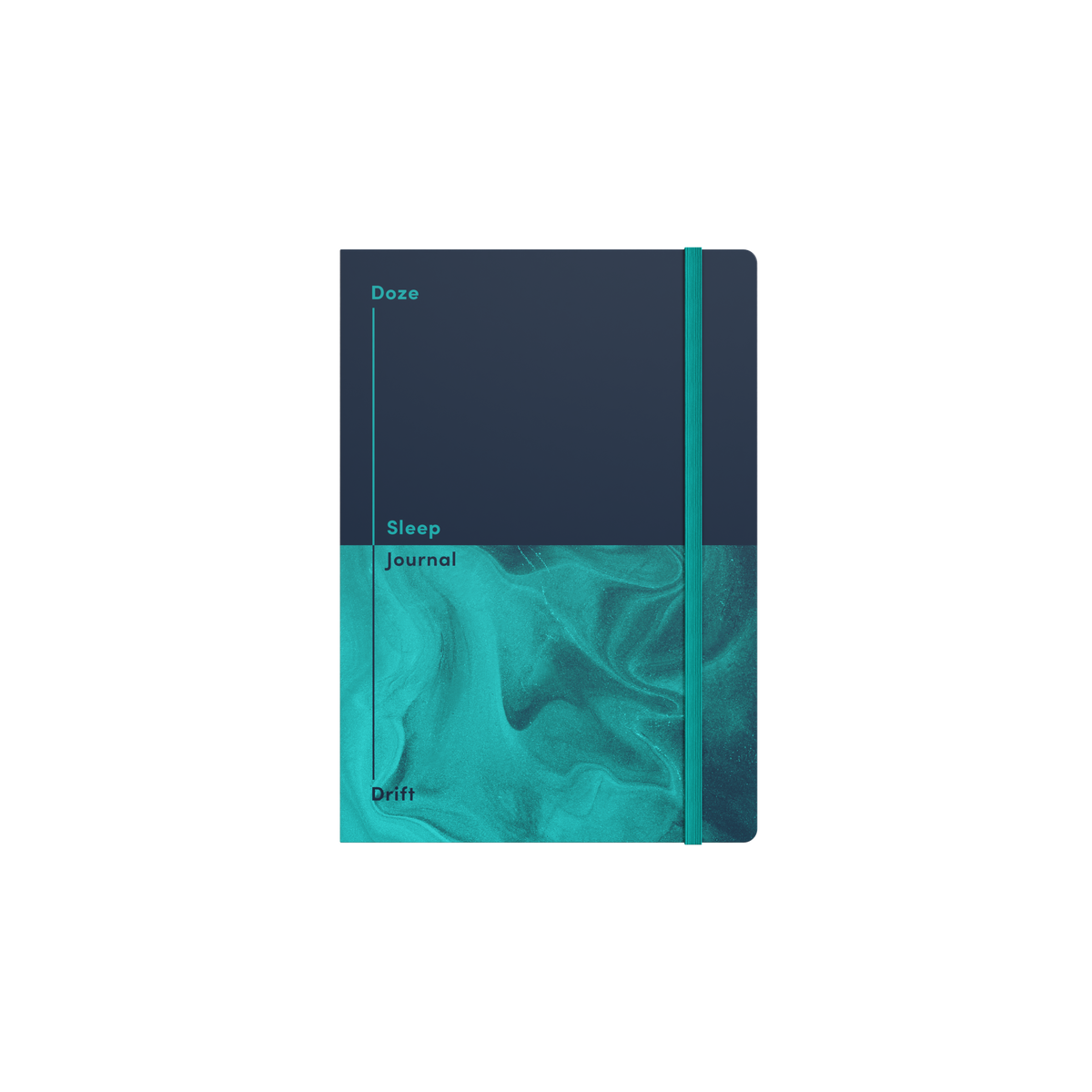 Doze and Drift Sleep Journal, A5 - Navy