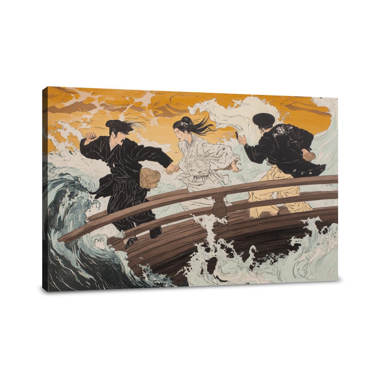 Gale-Struck Travellers Canvas