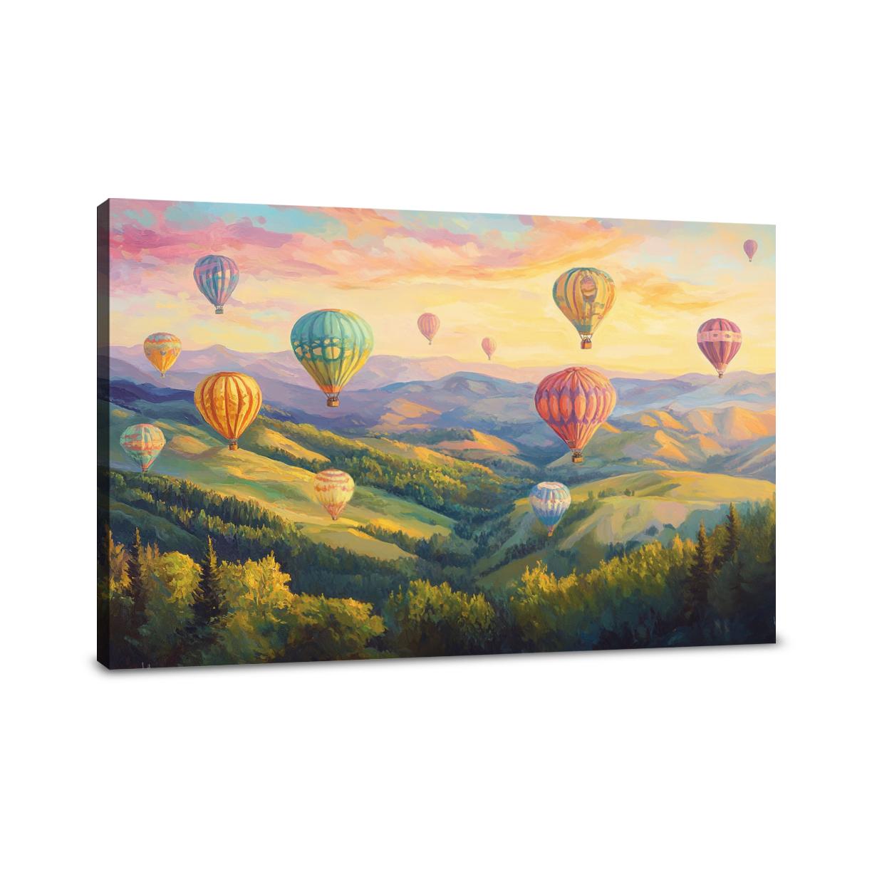 Whimsical Balloon Dream Canvas
